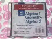 Are You Ready? intervention & Enrichment ALGEBRA 1 GEOMETRY ALGEBRA 2 HOLT MATH