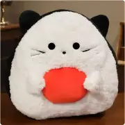 Kawaii Plush Rice Ball Pillow Lovely Soft Japanese Sushi Cushion Cat