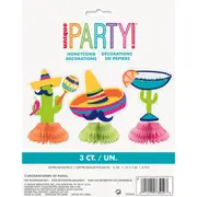 Boho Fiesta Mini Honeycombs 3pk