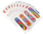 Hoement 10 Sheets Colored Bandages Gauze Neon Hydrocolloid Patches Anti Chafing Stick Ease Anti Chafe Tape Sensitive Skin Gentle Vet Wounds Breathable Stickers Pe Waterproof and Breathable