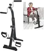 Exercise Bike Arm and Leg Exerciser - Arm & Leg Exercise Peddler Machine - Portable Pedal Exerciser - Fitness Equipment for Seniors and Elderly - Pedal Exercise Bike