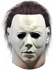 GTETKDE Halloween Michael Myers Mask 2023 Halloween Horror Cosplay Costume Scar Mask