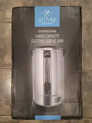Zulay 100 Cup Commercial Coffee Urn & Hot Beverage Dispenser - BPA-Free Stainles