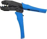 Ratchet Crimper Electrical Crimping Tool Automotive Electrical Tools Automotive Wiring Tool Insulated Terminal Crimper Wire Sma Crimp Tool Connector Pliers Metal Blue