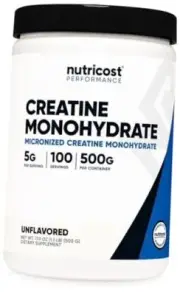 Creatine Monohydrate Micronized Powder 100 Servings (Pack of 1) Unflavored