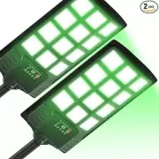 Hog Light for Night Hunting,Powered Feeder Light(Green) 18000LM Solar Lights !!!