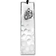 Wendell August Forge Schooltime Pure Aluminum Bookmark, Stack of Books, Apple