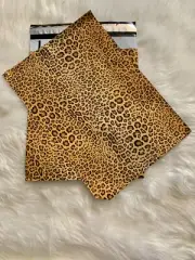 10x13 Designer Leopard, Fall Poly Mailers Tear Resistant, Waterproof, FREE SHIP