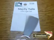 HARELINE DUBBIN MAYFLY TAILS LIGHT DUN - NEW FLY TYING MATERIALS TROUTLORE