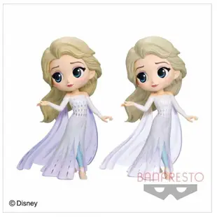 冰雪奇緣 FROZEN 2 艾莎 ELSA 安娜 正版 Qposket anna 全兩款 公仔 景品 代理 迪士尼 公主