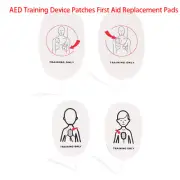 1 Pair AED Training Device Patches First Aid Training Replacement Adult Kid P===