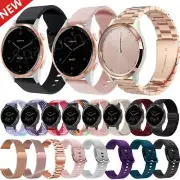 18mm Metal/Nylon/Silicone Watch Band Strap For Garmin Huawei Fossil Smart Watch
