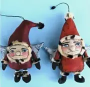 Cloth Doll Pattern "Gnome Ornaments" By Susan Barmore