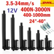 400N ~3000N Electric Linear Actuator Cylinder Lift Stroke 800mm 1000mm 12V Fast