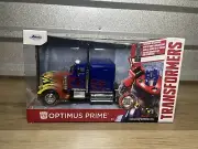 (30446) BY JADA. OPTIMUS PRIME. SEE ROBOT AN CHASSIS! BLUE COLOR SCALE 1/24.