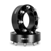 Mishimoto BNWS-005-250BK 1.00" Black Wheel Spacers 6X139.7 78.1mm CB M14x1.5