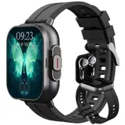 Smart Watch with Earbuds,Make/Answer Calls Bluetooth Earphones,Fitness Tracker Sleep Tracker,Pedometer Step Calories Counter Smartwatches for iOS Android