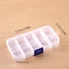 10 Compartments Plastic Box Case For Jewelry Bead Container Storage Craft H4A5