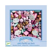 Djeco Rainbow Clouds Wooden Beads Kids/Children DIY Craft Accessory Kit 4y+