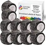Cartridge Planet 10 Pack Compatible Shipping Label Roll for Dymo SD99014 S0722430 54mm x 101mm 220 Labels for Dymo LabelWriter 450 450 Turbo 450 Twin Turbo 450 Duo 4XL SE450 310 320 330 400 SE300 W…