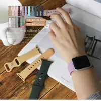 在飛比找momo購物網優惠-【日本LIZDAYS】Apple Watch頂級設計質感矽膠