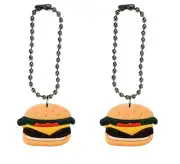Hamburger Burger Tumbler Chain Cup Mug Bottle Drink Coffee Tea Unique Set of 2
