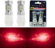 LED Light 80W 3156 Red Two Bulbs DRL Daytime Light Replacement Show Color Lamp