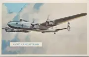 SWAPS-Sanitarium History Cards of Airplanes, Avro Lancastrian 1th Served Qantas