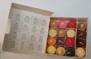 PartyLite CS0214 Votive Sampler 16 Pieces Candles. New in Box, Unburned.