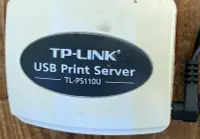 在飛比找露天拍賣優惠-二手TP-LINK TL-PS110U 單USB口打印服務器