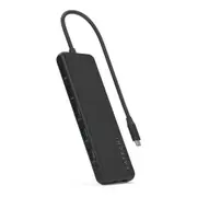 SATECHI Black Type-C 13-in-1 Triple Display Multiport Adapter 2x USB-C GEN 2 [ST-P3D13K]