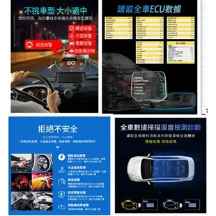 XTOBD工廠直銷 C2抬頭顯示器 導航版 手機連接Google地圖數據 HUD OBD2 GPS 雙系統 抬頭顯示器