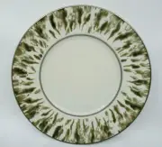 JAUNE DE CHROME CREAM SCALE PLATINUM DINNER PLATE - 10 1/2" 1410C