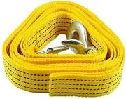 1 Pcs 4M Car Tow Cable Heavy Duty 5 Ton Trailer Rope Towing Pull Rope Strap Hooks Van Road Recovery Car Accessories 13FT