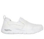 SKECHERS ARCH FIT SR [108190WHT] 女 工作鞋 套入式 足弓支撐 防滑大底 護士鞋 白