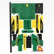 LEGO STICKER SHEET 42136 John Deere 9620R 4WD Tractor Technic Decals Field Farm
