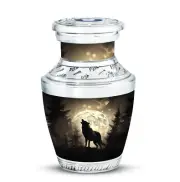 Cremation Keepsakes For Ashes Moonlit Howl (3 Inch) Pack Of 1
