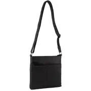 Milleni Ladies Nappa Leather Crossbody Bag For Women's - Black
