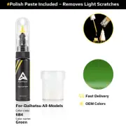 Touch Up Paint For Daihatsu All Models 6B4 Green With Polish Paste