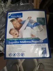 Healthy Sleep Supreme Mattress Protector Fitted Sheet Style Twin XL size