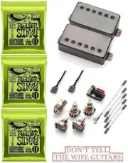 EMG F MF Marty Friedman Passive Brushed Black Chrome Floyd Spaced (3 ERNIE BALL)