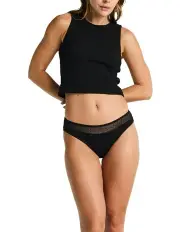 [Modibodi] Light-Moderate Sensual Period Bikini Brief in Black
