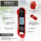 Digital Food Meat Thermometer BBQ Bluetooth Fast Read Auto-off Magnetic