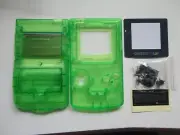 Clear Green Full Housing Shell Case Button Sets for Nintendo Game Boy Color GBC
