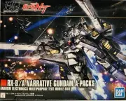BANDAI HGUC #218 NARRATIVE Gundam A Packs 1/144 Scale Kit US Seller