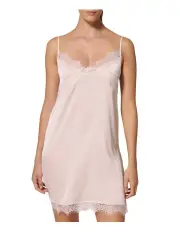 [Simone Perele] Satin Secrets Chemise in Pink