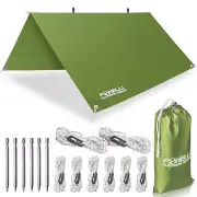Foxelli Hammock Rain Fly - Waterproof Lightweight Tent & Hammock Rain Tarp fo...