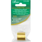 (1) Clover Kantan Couture Bead Embroidery Thread - GOLD