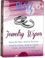 Blitz Jewelry Wipes - 30 Disposable Dry Wipes