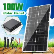 100w Solar Panel Portable Flexible Monocrystalline Silicon Solar Charger ZK